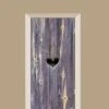 Deursticker Houten Deur Met Hart Lavendel 1 Deursticker Houten Deur Met Hart Lavendel -Plakfolie Winkel 1944297132