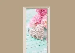 Deursticker Hartje Met Hyacint