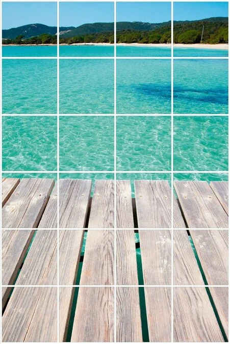 Foto Tegelsticker 15x15 'Kust Van Corsica' 90x60 Cm Hxb 3 Foto Tegelsticker 15x15 'Kust Van Corsica' 90x60 Cm Hxb