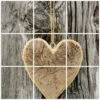 Foto Tegelsticker 15x15 'Houten Hart Op Boom' 75x45 Cm Hxb 2 Foto Tegelsticker 15x15 'Houten Hart Op Boom' 75x45 Cm Hxb -Plakfolie Winkel 1969861962