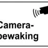 XL Sticker Camera Bewaking (A4-formaat) -Plakfolie Winkel 2040836016