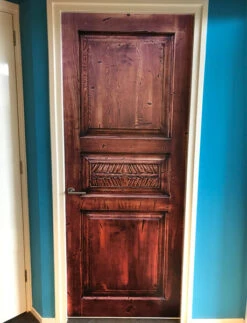 Deursticker Vintage Deur Hout -Plakfolie Winkel 2067113157