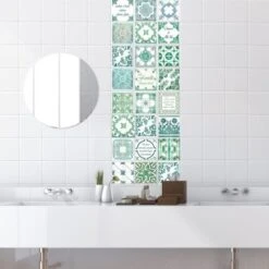 Tegelstickers Franse Quote 24 Stuks (10x10cm) -Plakfolie Winkel 2099645013