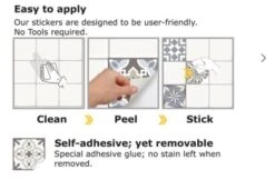 Tegelstickers Azulejo 24 Stuks (15x15 Cm) -Plakfolie Winkel 2099645055