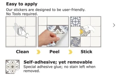 Tegelstickers Azulejo 24 Stuks (15x15 Cm) -Plakfolie Winkel 2099645055