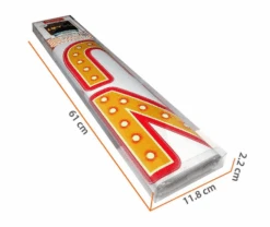 Muurstickers Glow In The Dark Bistro Letters (2 Vellen) -Plakfolie Winkel 2099661174