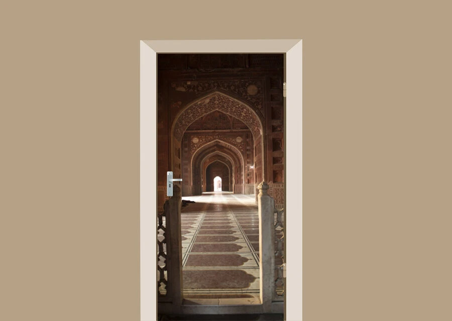 Deursticker Taj Mahal 3 Deursticker Taj Mahal