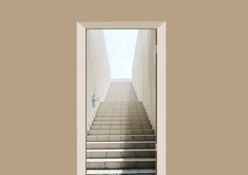 Deursticker Trappengang