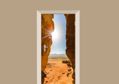 Deursticker Woestijn