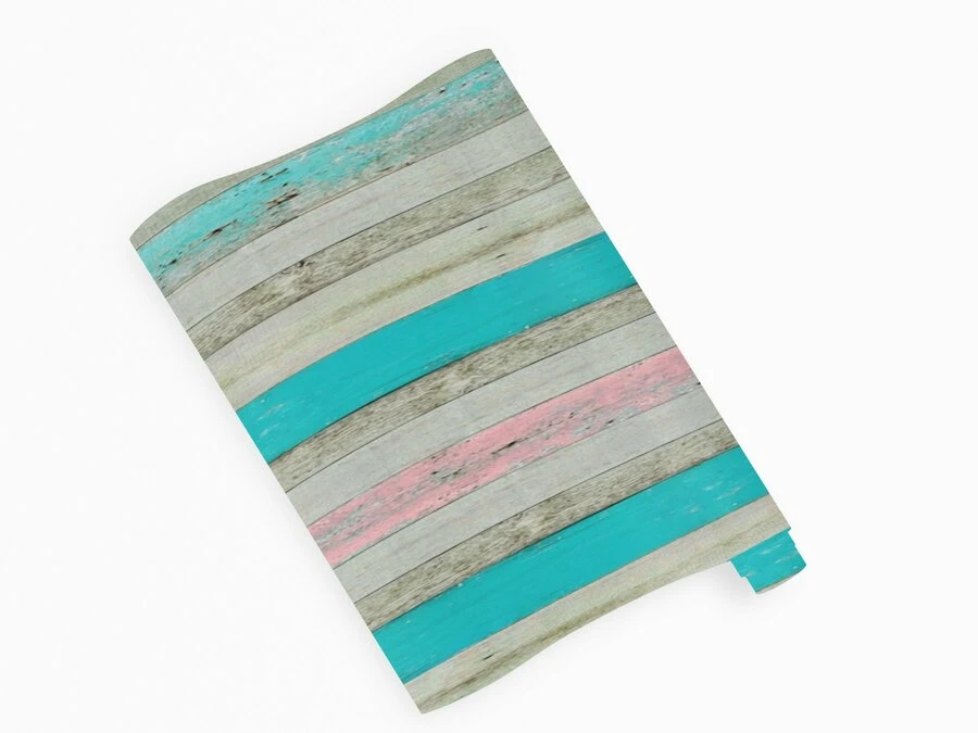 Plakfolie Sloophouten Planken (90cm) 4 Plakfolie Sloophouten Planken (90cm) - Afbeelding 2