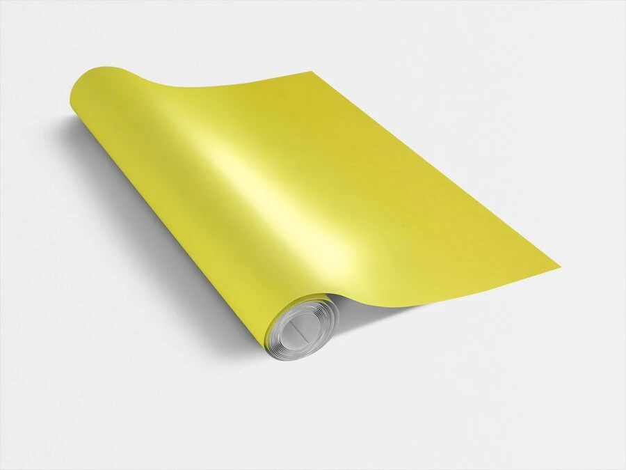 Plakfolie Geel Glans (45cm) 4 Plakfolie Geel Glans (45cm) - Afbeelding 2