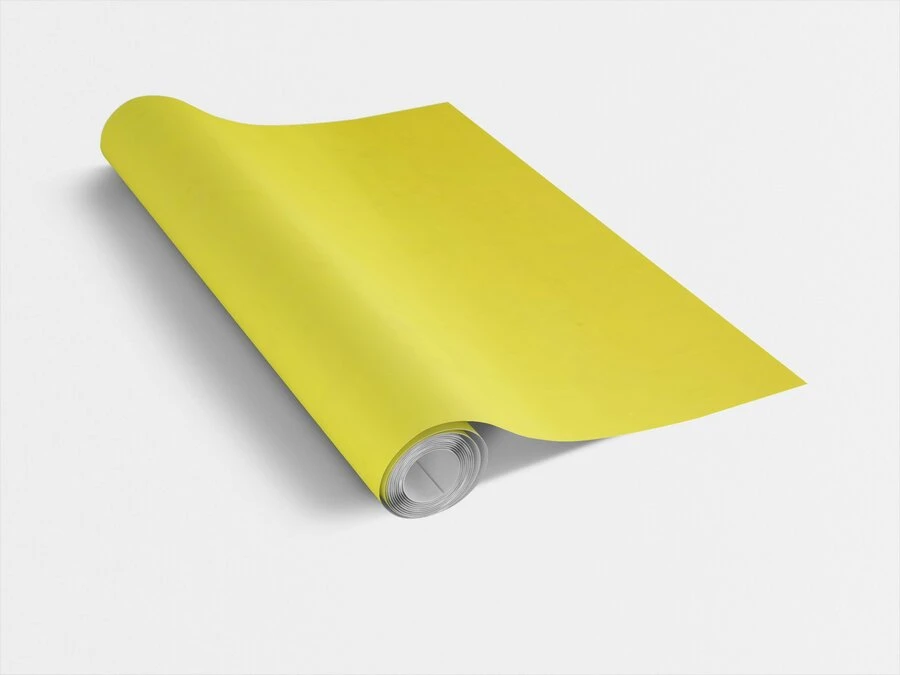 Plakfolie Geel Mat (45cm) 4 Plakfolie Geel Mat (45cm) - Afbeelding 2