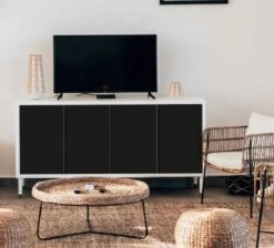 Plakfolie Zwart Mat RAL 9005 (45cm) -Plakfolie Winkel 2220137712