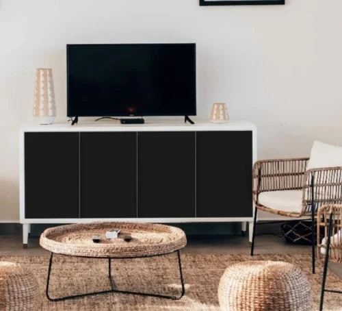 Plakfolie Zwart Mat RAL 9005 (45cm) -Plakfolie Winkel 2220137712