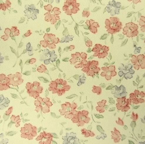 Plakfolie Bloemetjesbehang Oudroze (45cm) 3 Plakfolie Bloemetjesbehang Oudroze (45cm)