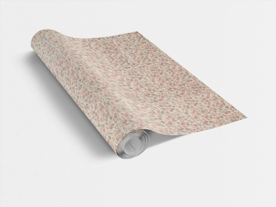 Plakfolie Bloemetjesbehang Oudroze (45cm) 4 Plakfolie Bloemetjesbehang Oudroze (45cm) - Afbeelding 2