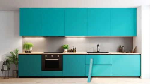 Plakfolie Turquoise Mat (45cm) -Plakfolie Winkel 2220687792