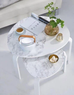 Plakfolie Marmer Grijs-wit (45cm) -Plakfolie Winkel 2220695001