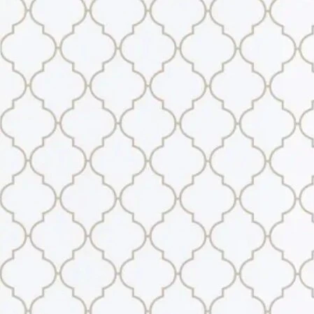 Plakfolie Midden Oosten Stijl Wit (200x45cm) 3 Plakfolie Midden Oosten Stijl Wit (200x45cm)