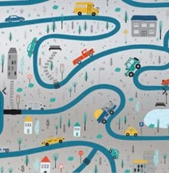 Statisch Raamfolie Straat (46cm)