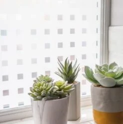 Statische Raamfolie Blocks (67,5x150cm)