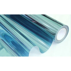 Statisch Zonwerend Raamfolie Anti-inkijk Blauw (152cm)