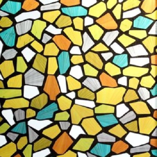 Statisch Raamfolie Stenen Desert (45cm) 3 Statisch Raamfolie Stenen Desert (45cm)