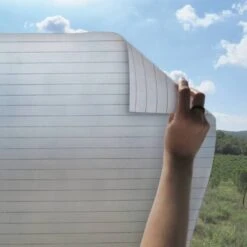 Statisch Raamfolie Lijnen 46cm (geschikt Voor Dubbel, HR++ En HR+++ Glas)