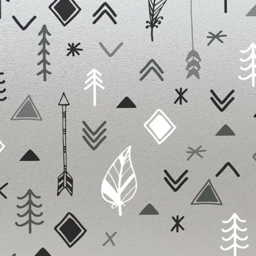 Statisch Raamfolie Bohemian 46cm (geschikt Voor Dubbel, HR+ En HR++ Glas)