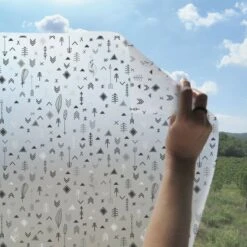 Statisch Raamfolie Bohemian 46cm (geschikt Voor Dubbel, HR+ En HR++ Glas) -Plakfolie Winkel 2221462434