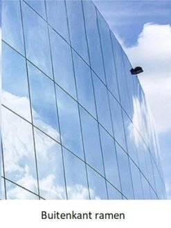 Zonwerend Raamfolie Voor HR+++ Glas Zilver (140cm) -Plakfolie Winkel 2221465440