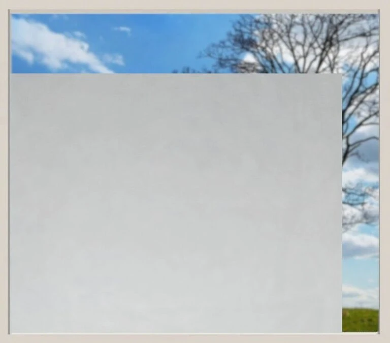 Aslan Raamfolie Gezandstraald EL300 (76cm) 4 Aslan Raamfolie Gezandstraald EL300 (76cm) - Afbeelding 2