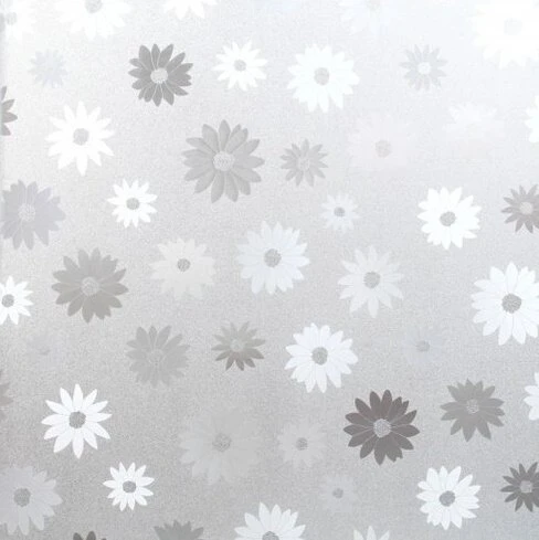 Statisch Raamfolie Flower (45cm) 3 Statisch Raamfolie Flower (45cm)