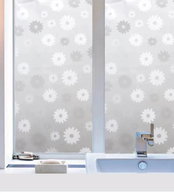 Statisch Raamfolie Flower (45cm) 4 Statisch Raamfolie Flower (45cm) - Afbeelding 2