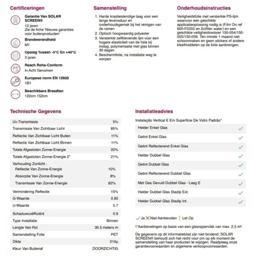 Veiligheidsfolie 200 Microns (Circa 61cm) -Plakfolie Winkel 2221769070