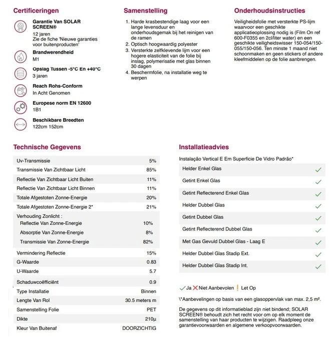 Veiligheidsfolie 200 Microns (Circa 61cm) 6 Veiligheidsfolie 200 Microns (Circa 61cm) - Afbeelding 4