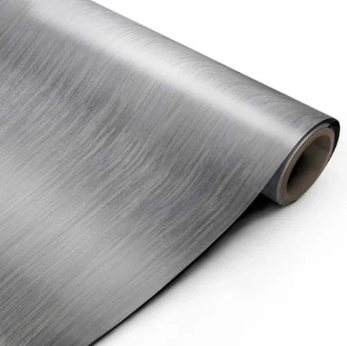 Plakfolie Geborsteld Aluminium 45x150cm