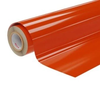 Aslan Plakfolie Glans Donker Oranje RAL 2009 (125cm) 4 Aslan Plakfolie Glans Donker Oranje RAL 2009 (125cm) - Afbeelding 2
