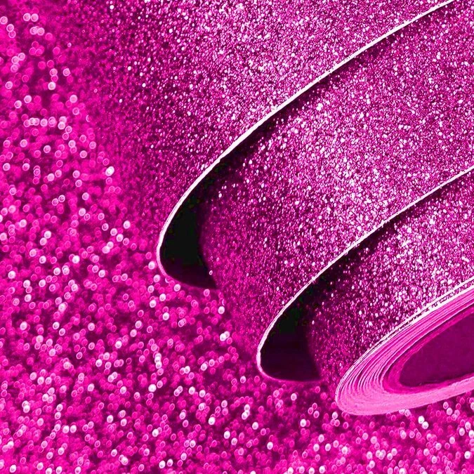 Glitter Plakfolie Roze 122cm 4 Glitter Plakfolie Roze 122cm - Afbeelding 2