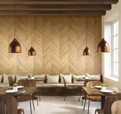 Wrapfolie Visgraat Parket Mat (122cm Breed) 8 Wrapfolie Visgraat Parket Mat (122cm Breed) -Plakfolie Winkel 2224102380