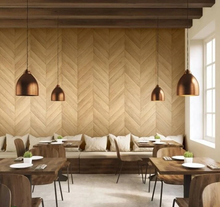 Wrapfolie Visgraat Parket Mat (122cm Breed) 4 Wrapfolie Visgraat Parket Mat (122cm Breed) - Afbeelding 2