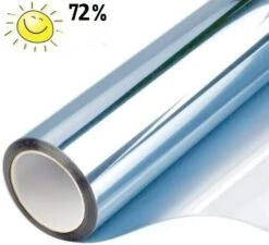 Transparant Zonwerend Folie Ice Cool Premium Voor HR+++glas (50cm)