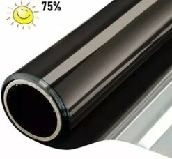 Zonwerend Raamfolie Voor HR+++ Glas Steel (46cm)