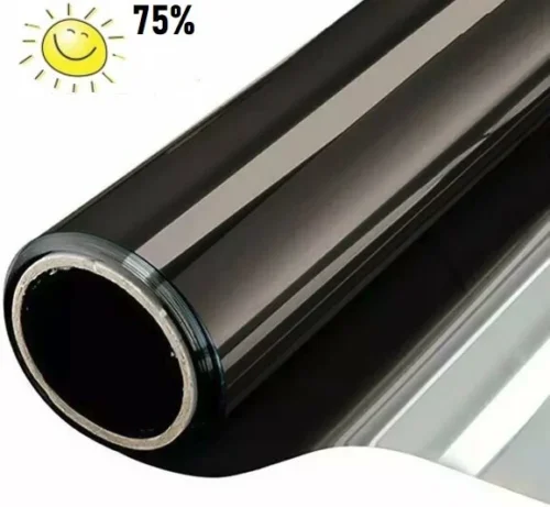 Zonwerend Raamfolie Voor HR+++ Glas Steel (140cm)