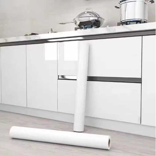 Plakfolie Wit Glans RAL 9016 (90cm) 4 Plakfolie Wit Glans RAL 9016 (90cm) - Afbeelding 2