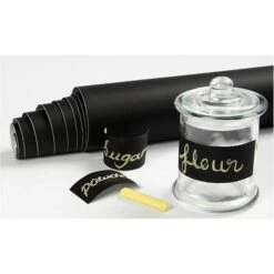 Schoolbordfolie Krijtfolie Zwart (45cm) 7 Schoolbordfolie Krijtfolie Zwart (45cm) -Plakfolie Winkel 2259357384