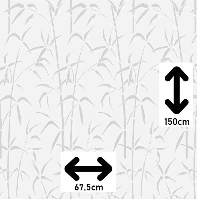 DC-Fix Statische Raamfolie Bamboe India (67,5x150cm) 5 DC-Fix Statische Raamfolie Bamboe India (67,5x150cm) - Afbeelding 3