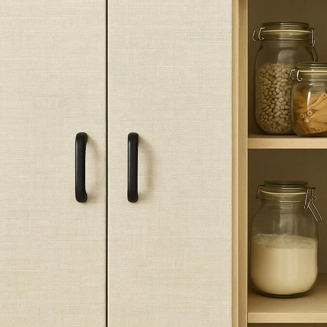 Wrapfolie Textiel Linnenlook Beige Linen (122cm Breed) 4 Wrapfolie Textiel Linnenlook Beige Linen (122cm Breed) - Afbeelding 2