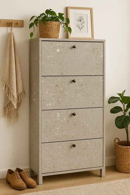 Wrapfolie Terrazzo Steen Beige Mat (122cm Breed) 5 Wrapfolie Terrazzo Steen Beige Mat (122cm Breed) - Afbeelding 3