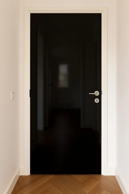 Wrapfolie Hoogglans Zwart (122cm Breed) 4 Wrapfolie Hoogglans Zwart (122cm Breed) - Afbeelding 2